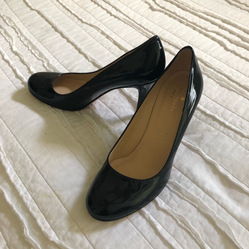 Brand New Kate Spate Black Stilettos